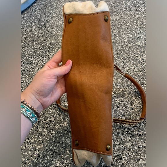 EUC DIMONI CANVAS AND LEATHER HANDBAG - Picture 5 of 8